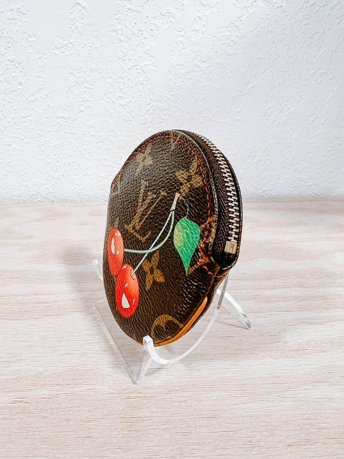 Louis Vuitton Murakami Cherry Round Coin Pouch