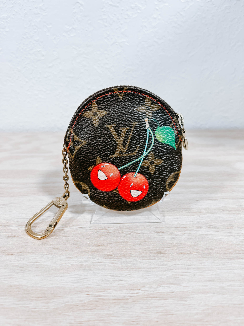 Louis Vuitton Murakami Cherry Round Coin Pouch