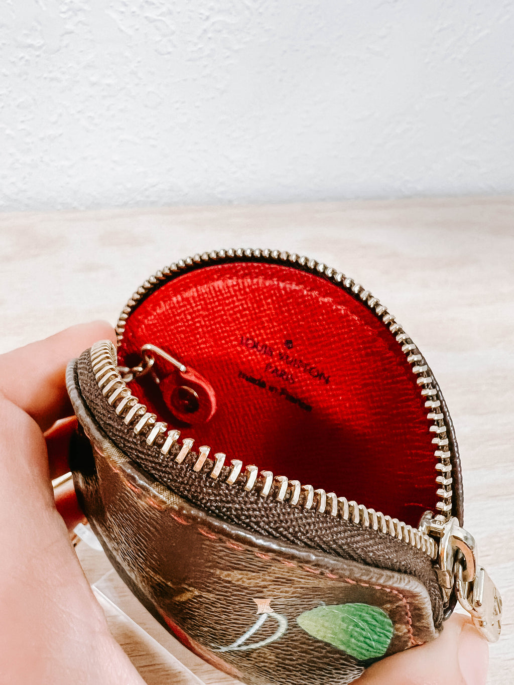 Louis Vuitton Murakami Cherry Round Coin Pouch