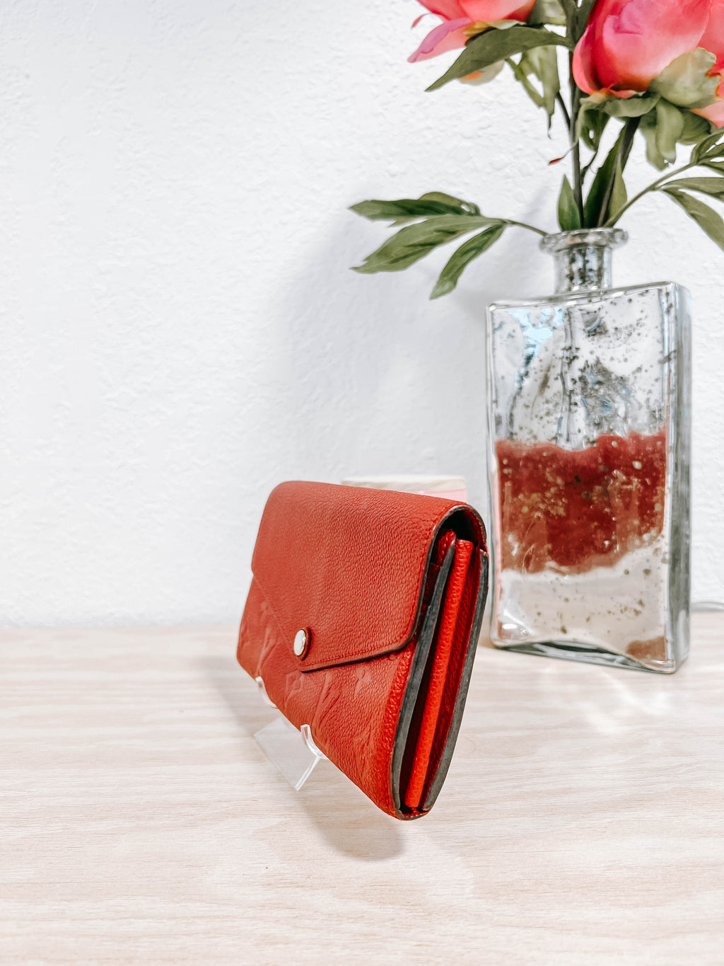 Louis Vuitton Red Empriente Sarah Wallet