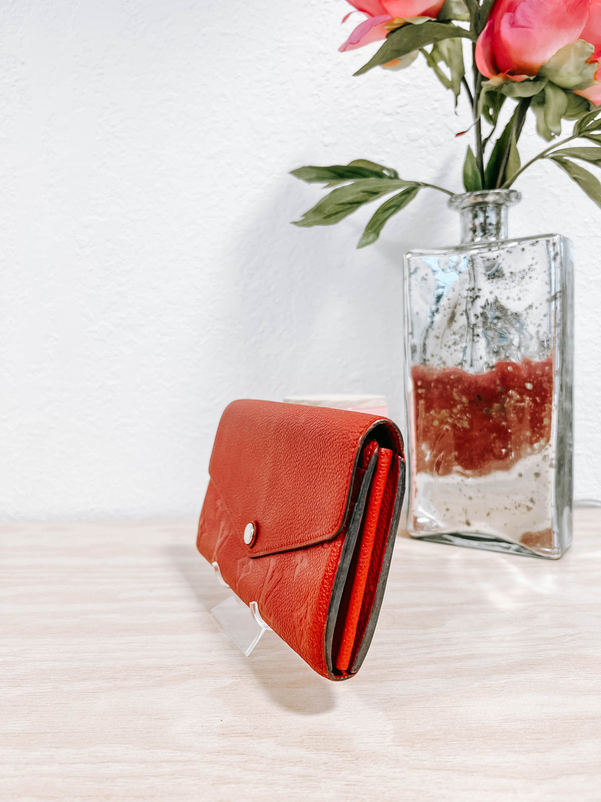Louis Vuitton Red Empriente Sarah Wallet