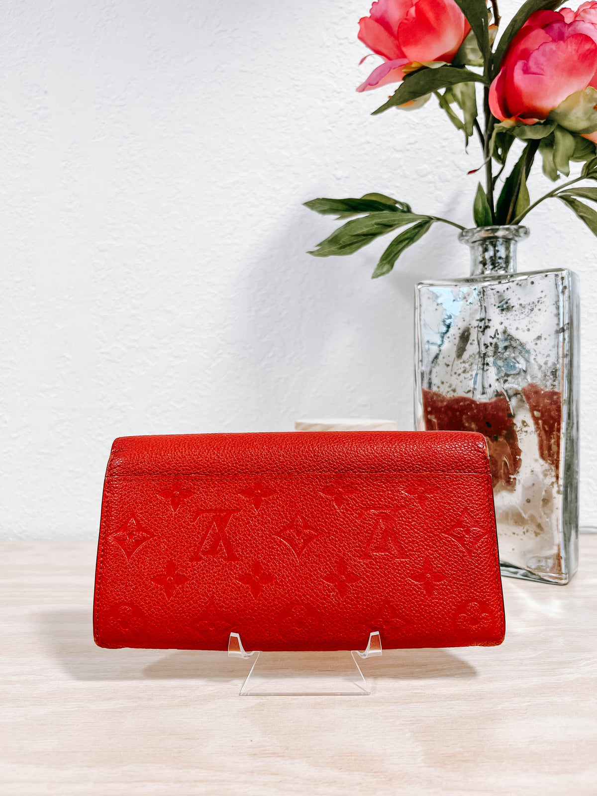 Louis Vuitton Red Empriente Sarah Wallet