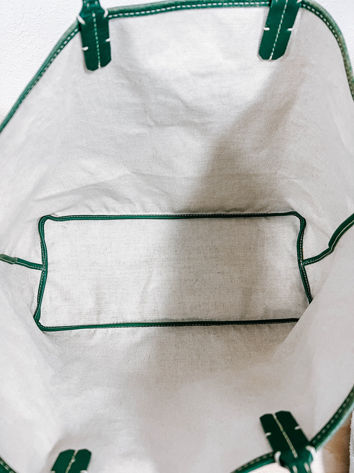 Pre-Owned Goyard Green St Louis GM Tote Bag *Final Sale*