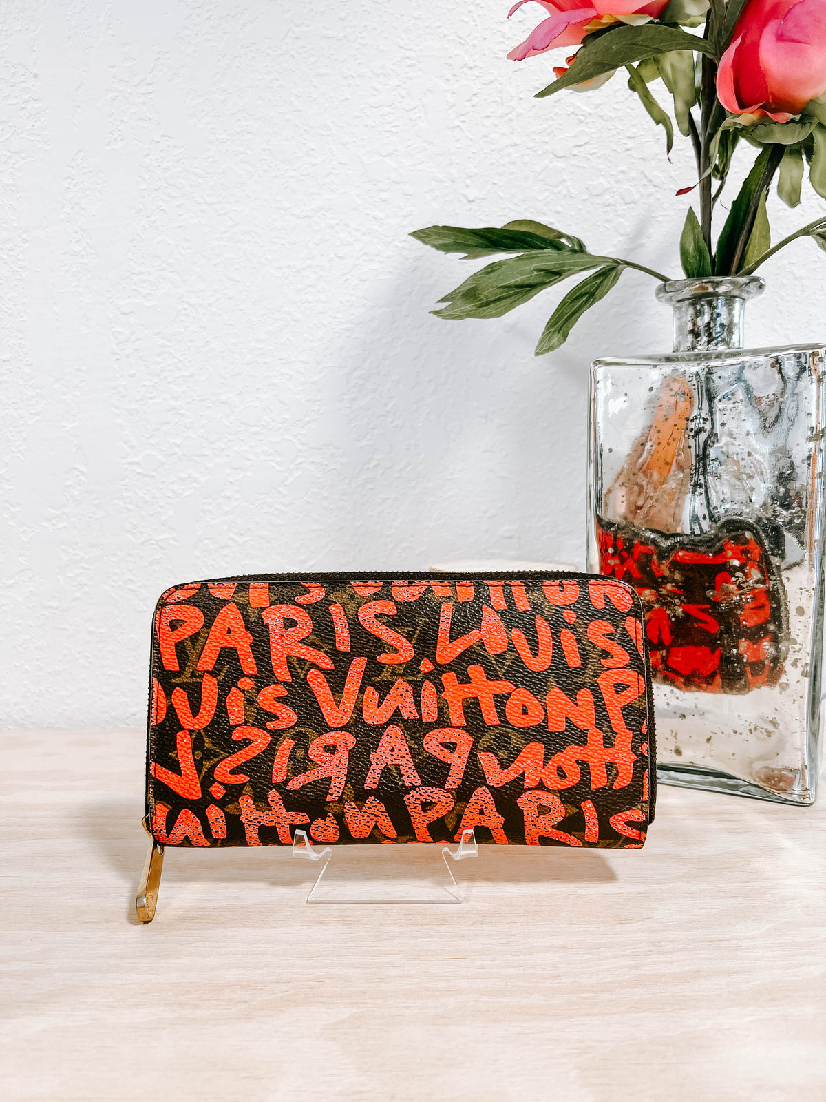 Pre-Owned Louis Vuitton Stephen Sprouse Monogram Graffiti Zippy Wallet *Final Sale*