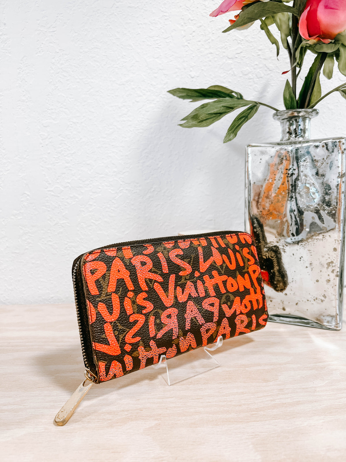 Pre-Owned Louis Vuitton Stephen Sprouse Monogram Graffiti Zippy Wallet *Final Sale*