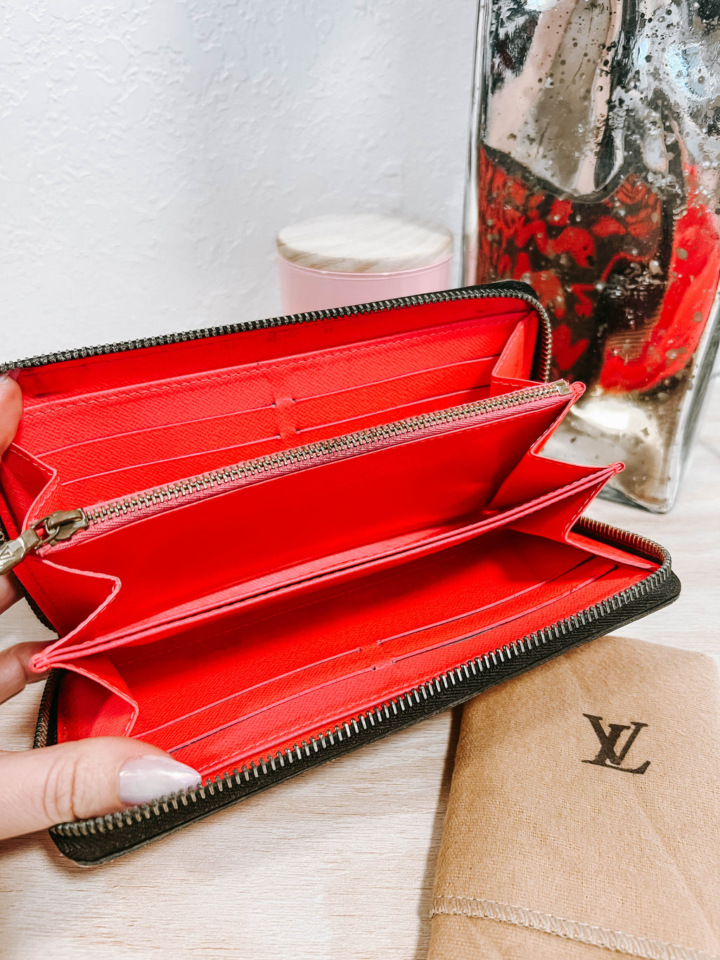 Pre-Owned Louis Vuitton Stephen Sprouse Monogram Graffiti Zippy Wallet *Final Sale*