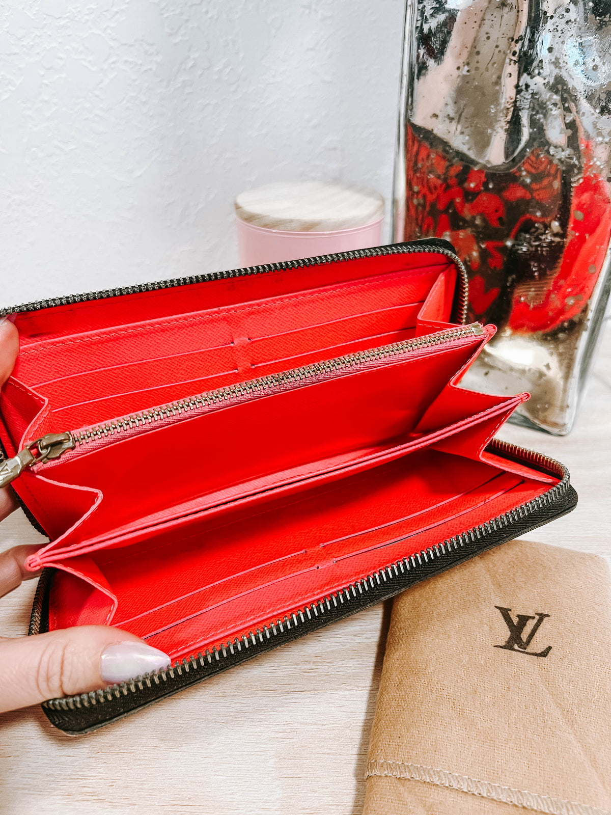 Pre-Owned Louis Vuitton Stephen Sprouse Monogram Graffiti Zippy Wallet *Final Sale*