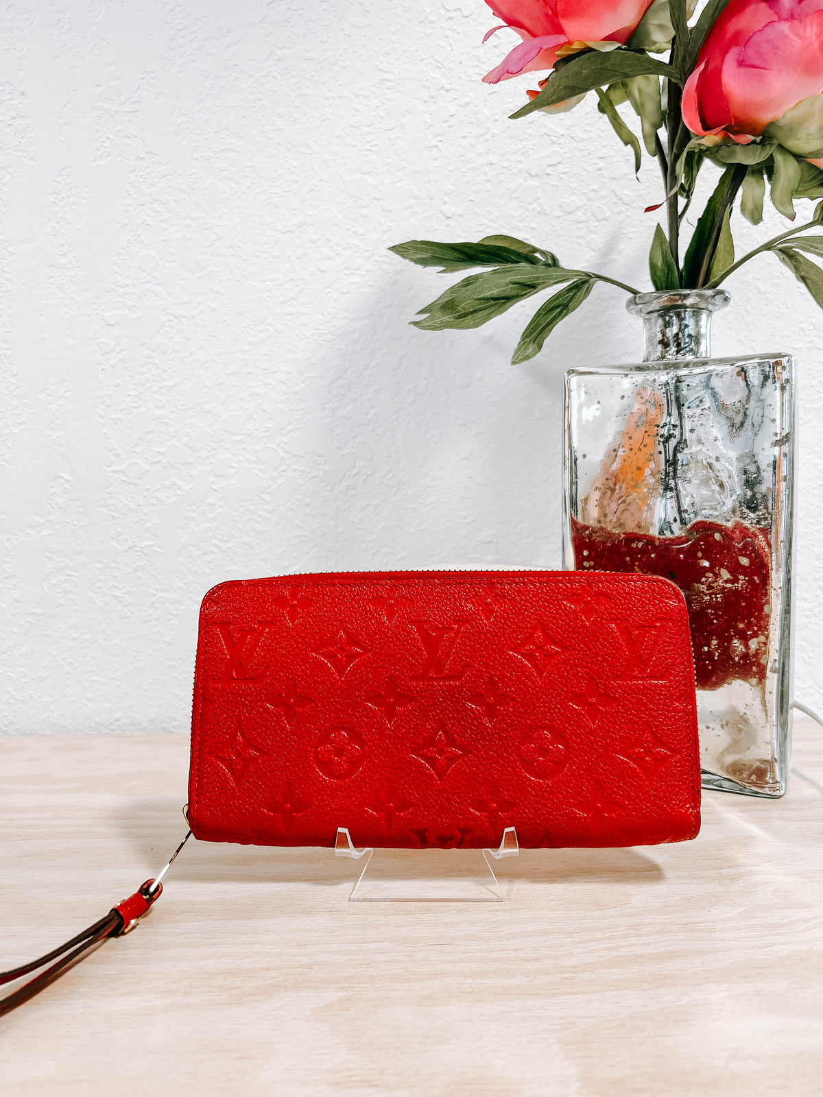 LV Red Empreinte Zippy Wallet *Final Sale*