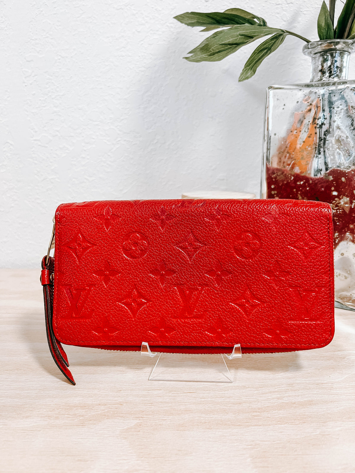LV Red Empreinte Zippy Wallet *Final Sale*