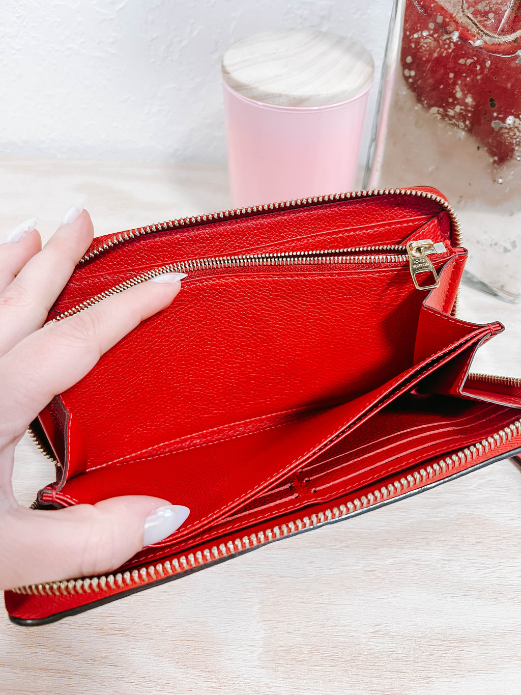 LV Red Empreinte Zippy Wallet *Final Sale*
