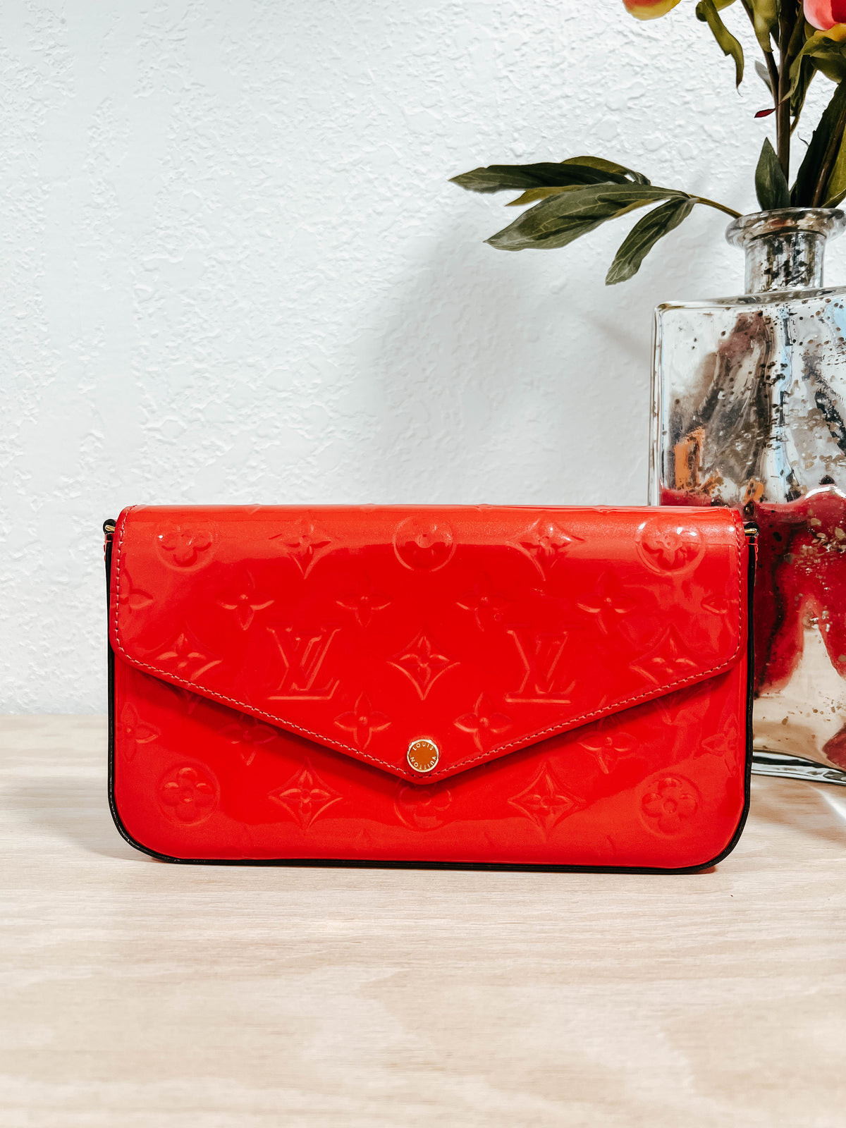 Louis Vuitton Hot Pink Vernis Felicie Pochette