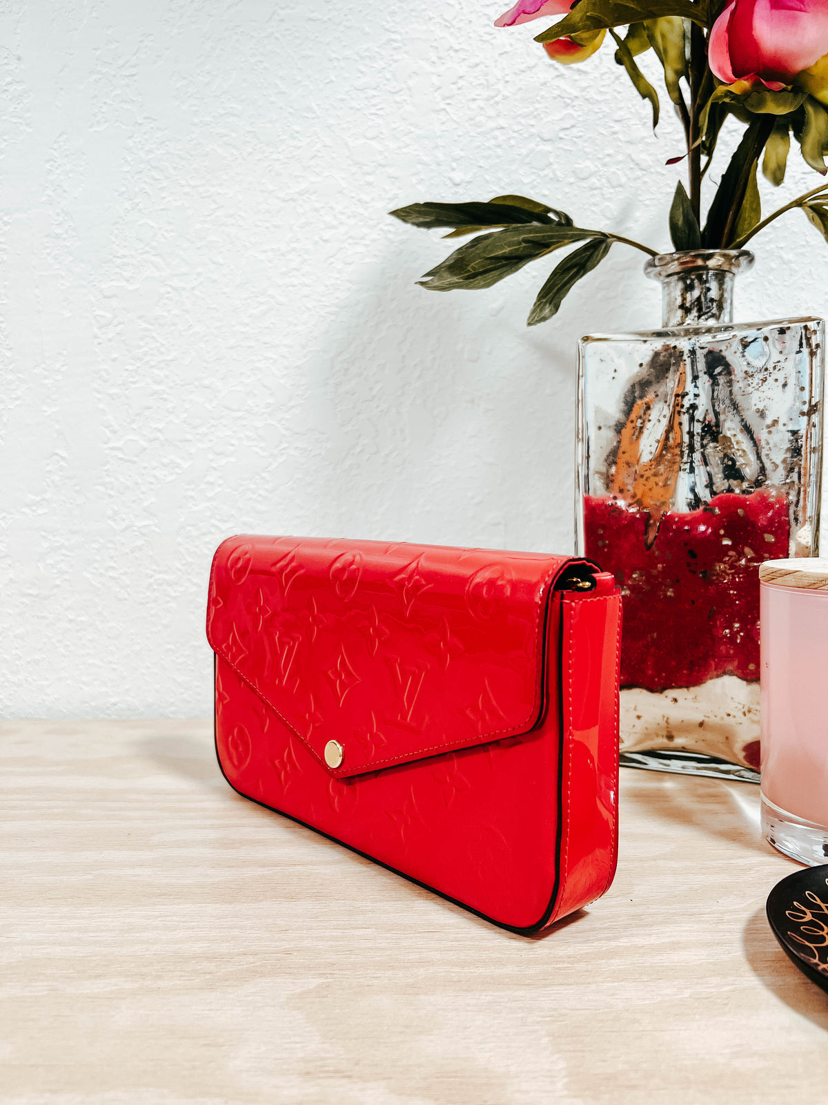 Louis Vuitton Hot Pink Vernis Felicie Pochette