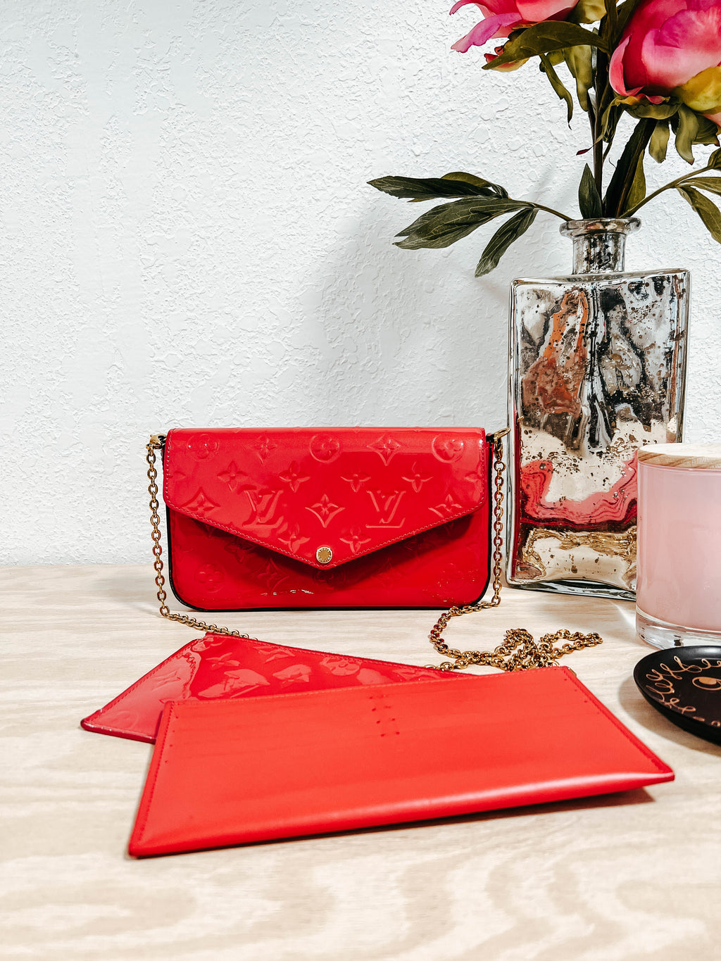 Louis Vuitton Hot Pink Vernis Felicie Pochette