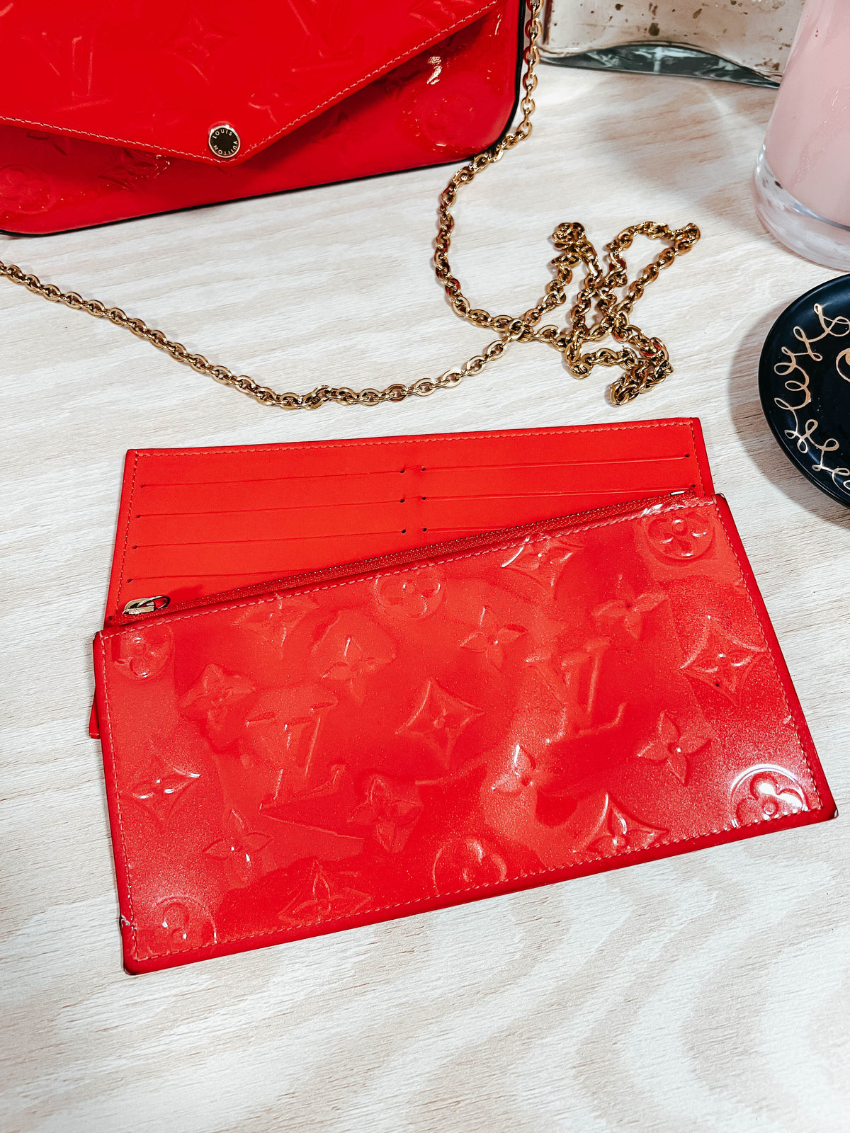 Louis Vuitton Hot Pink Vernis Felicie Pochette