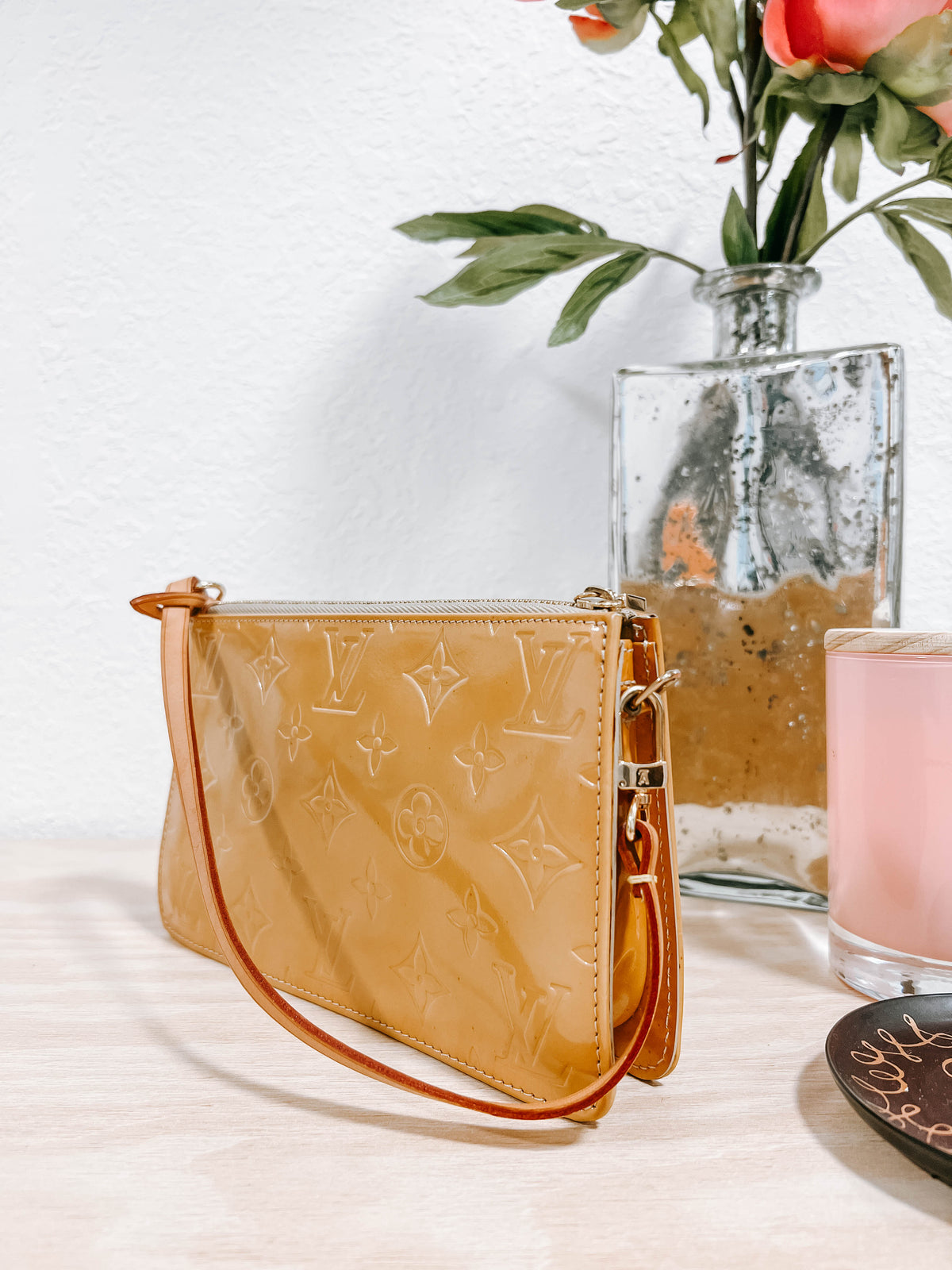 Louis Vuitton Yellow Vernis Lexington Pochette