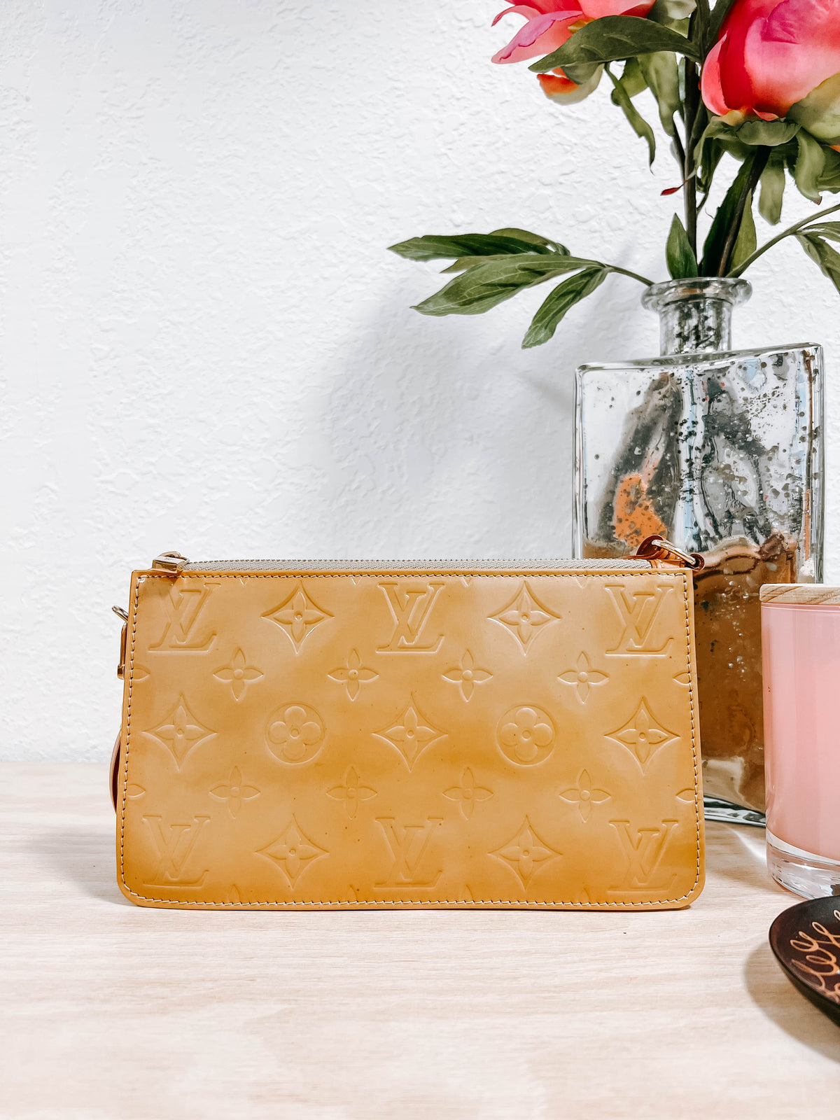 Louis Vuitton Yellow Vernis Lexington Pochette