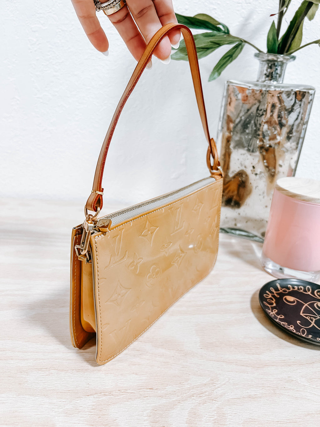 Louis Vuitton Yellow Vernis Lexington Pochette