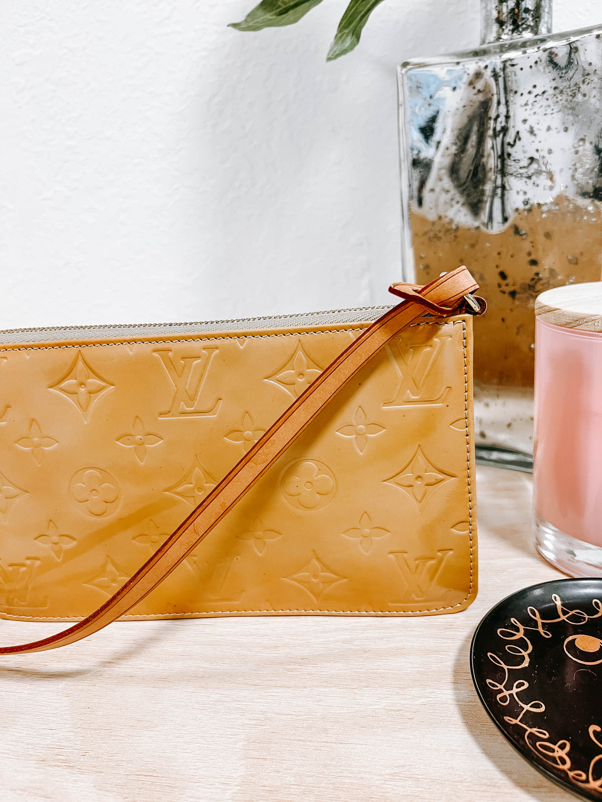 Louis Vuitton Yellow Vernis Lexington Pochette