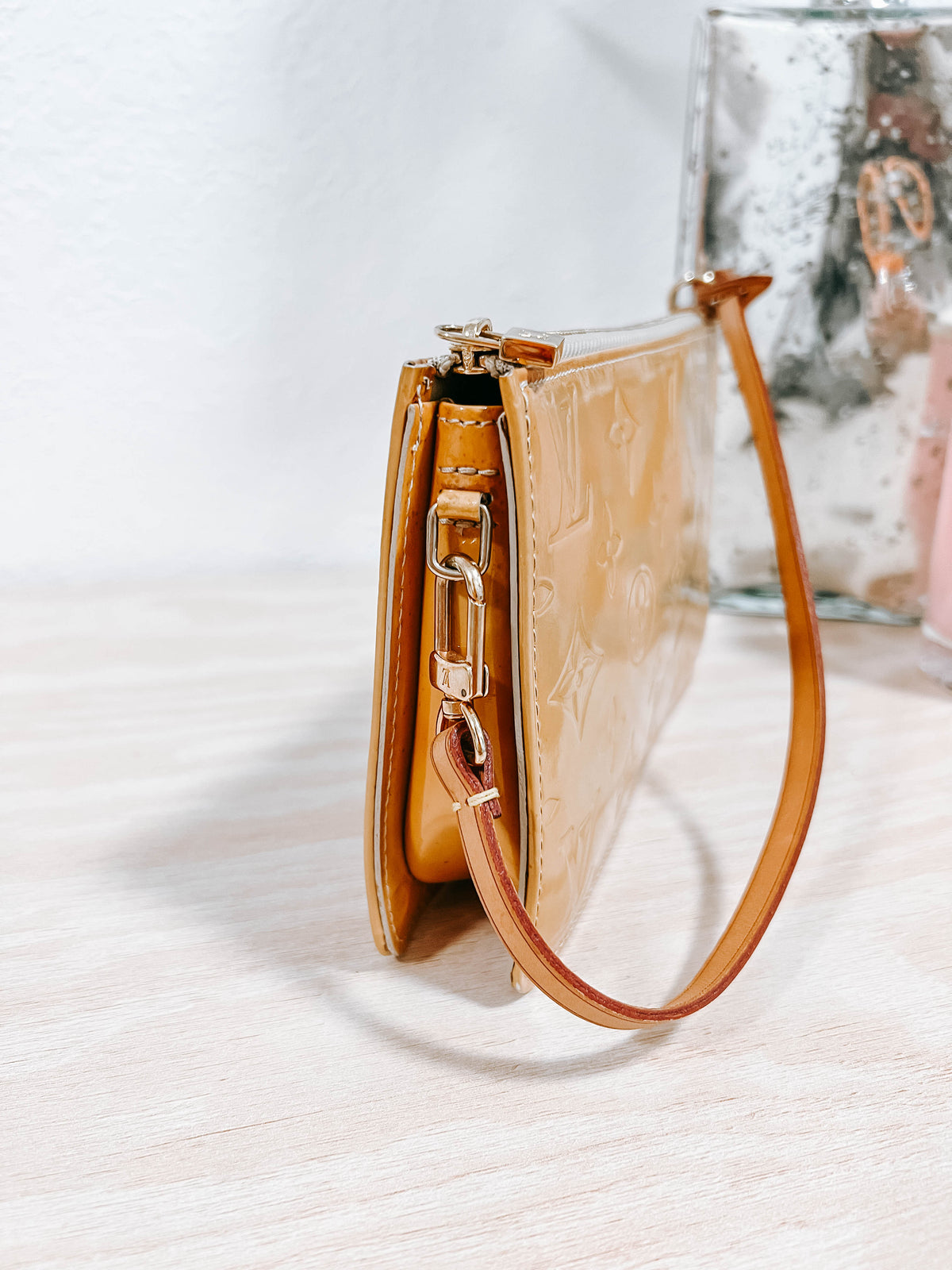 Louis Vuitton Yellow Vernis Lexington Pochette