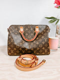 Louis Vuitton Monogram Speedy 30 Bandouliere