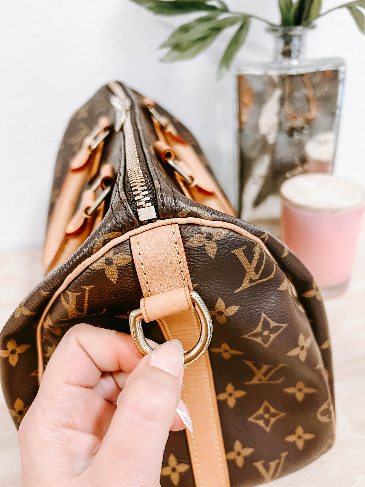 Louis Vuitton Monogram Speedy 30 Bandouliere