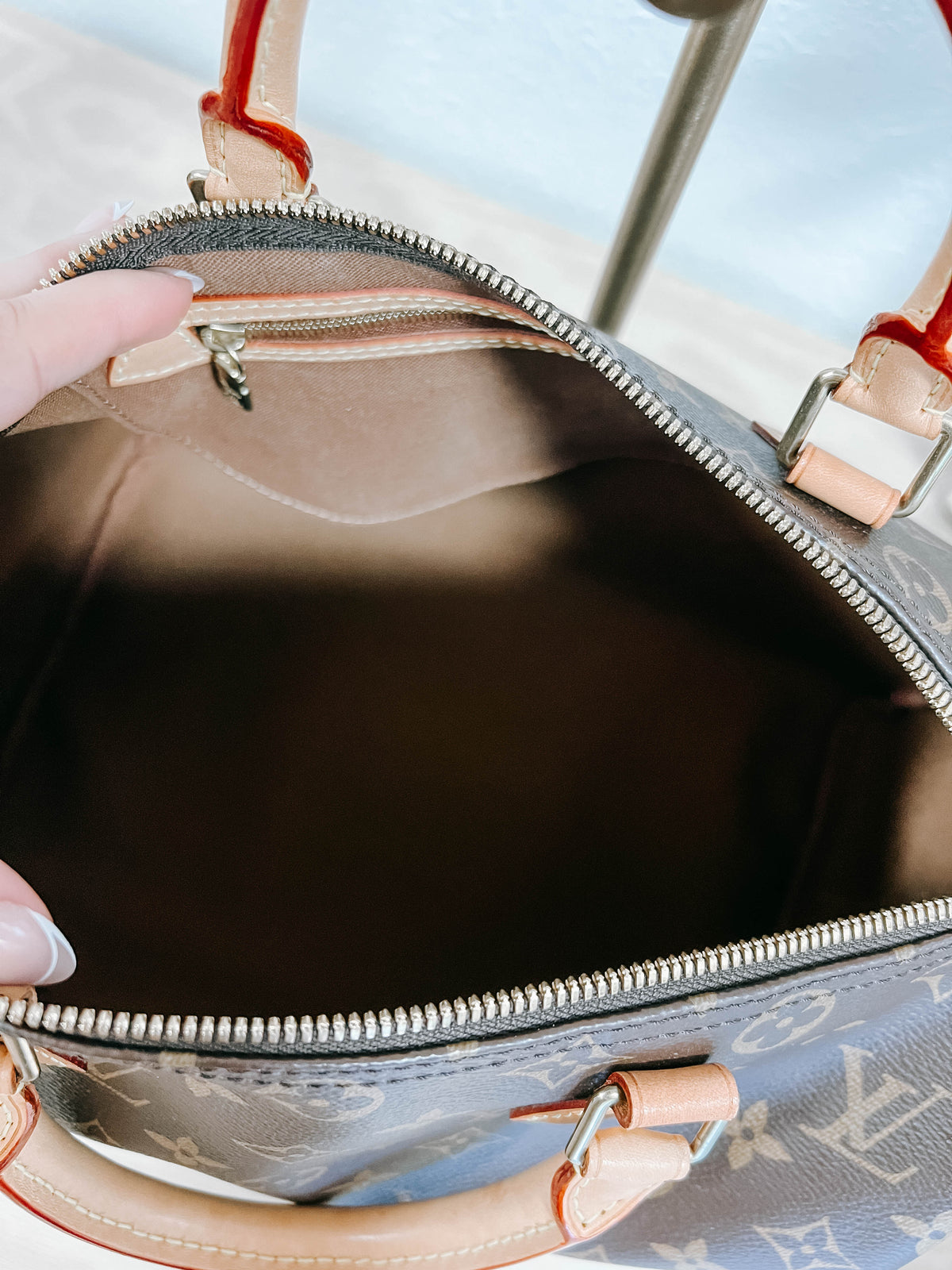 Louis Vuitton Monogram Speedy 30 Bandouliere