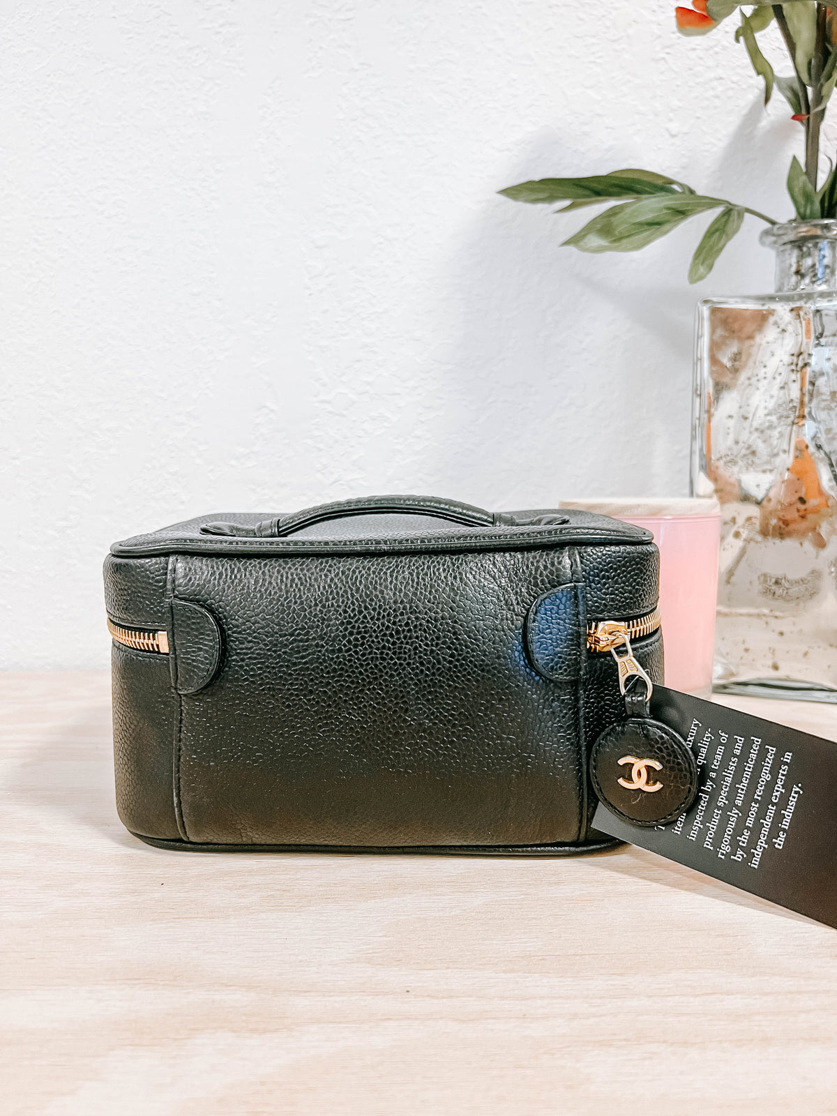 Chanel Caviar Vanity Case