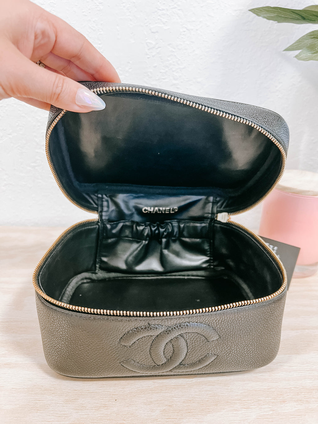 Chanel Caviar Vanity Case