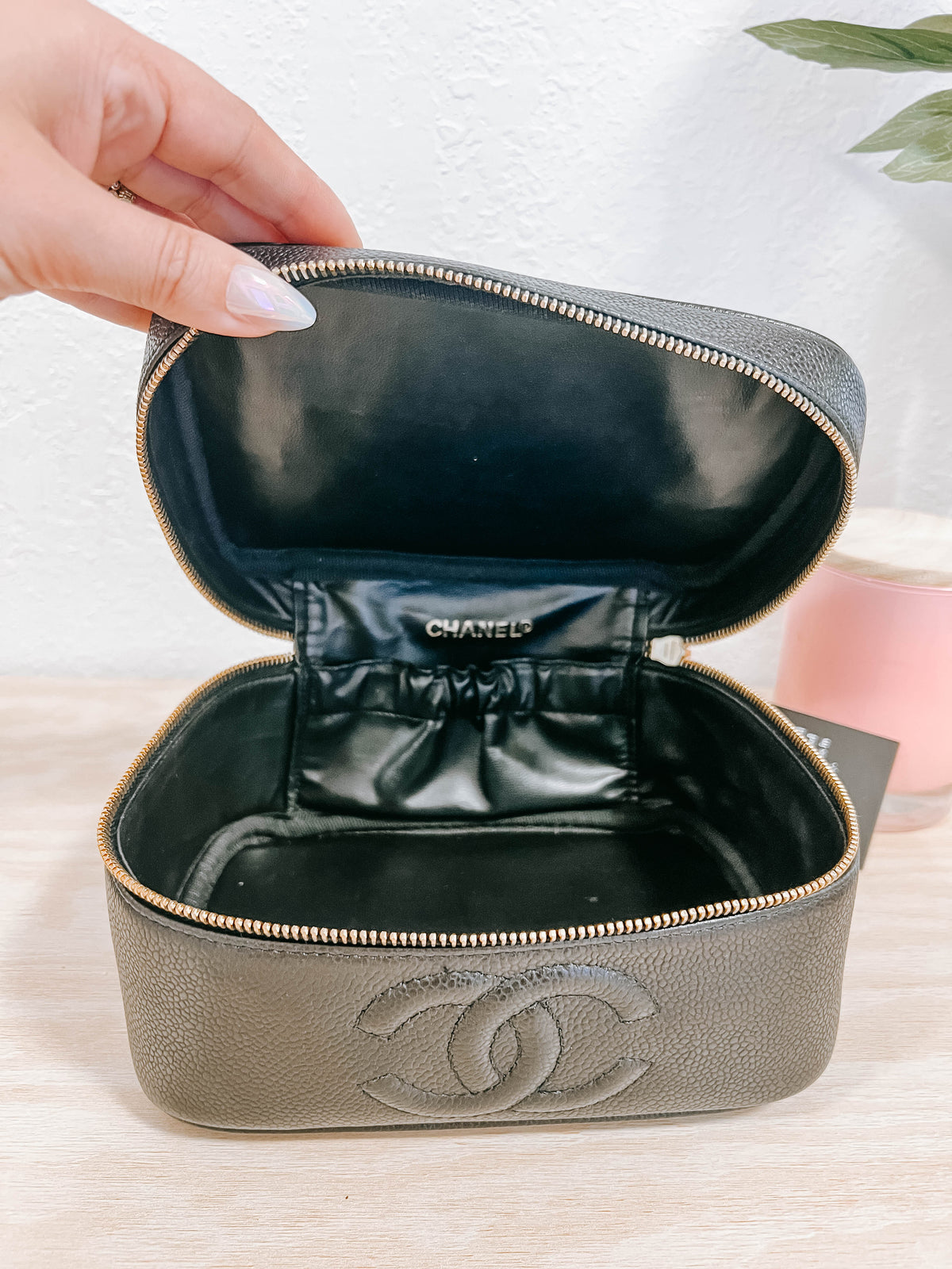 Chanel Caviar Vanity Case
