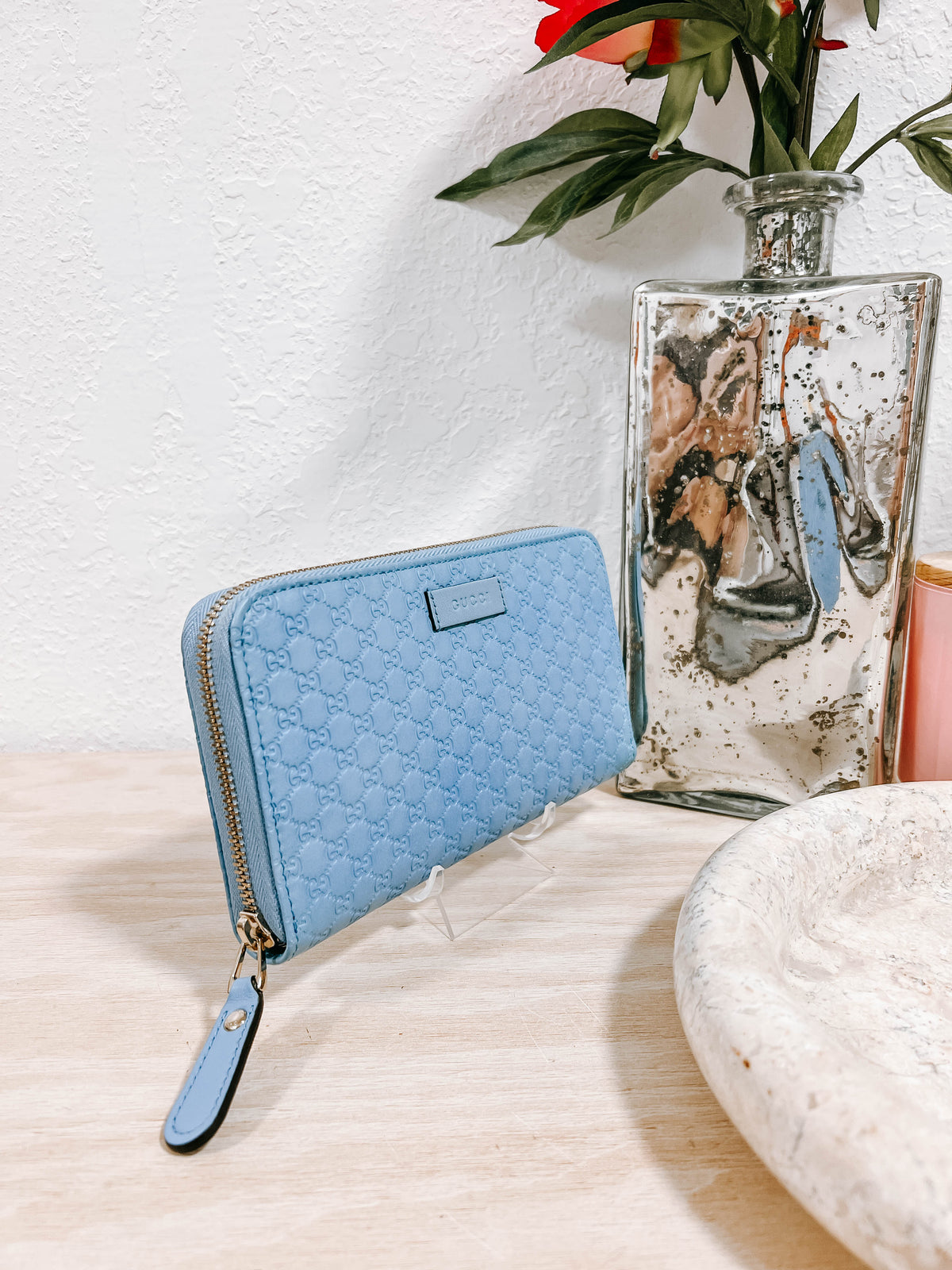 Pre-Owned Gucci Guccissima Zippy Wallet *Final Sale*