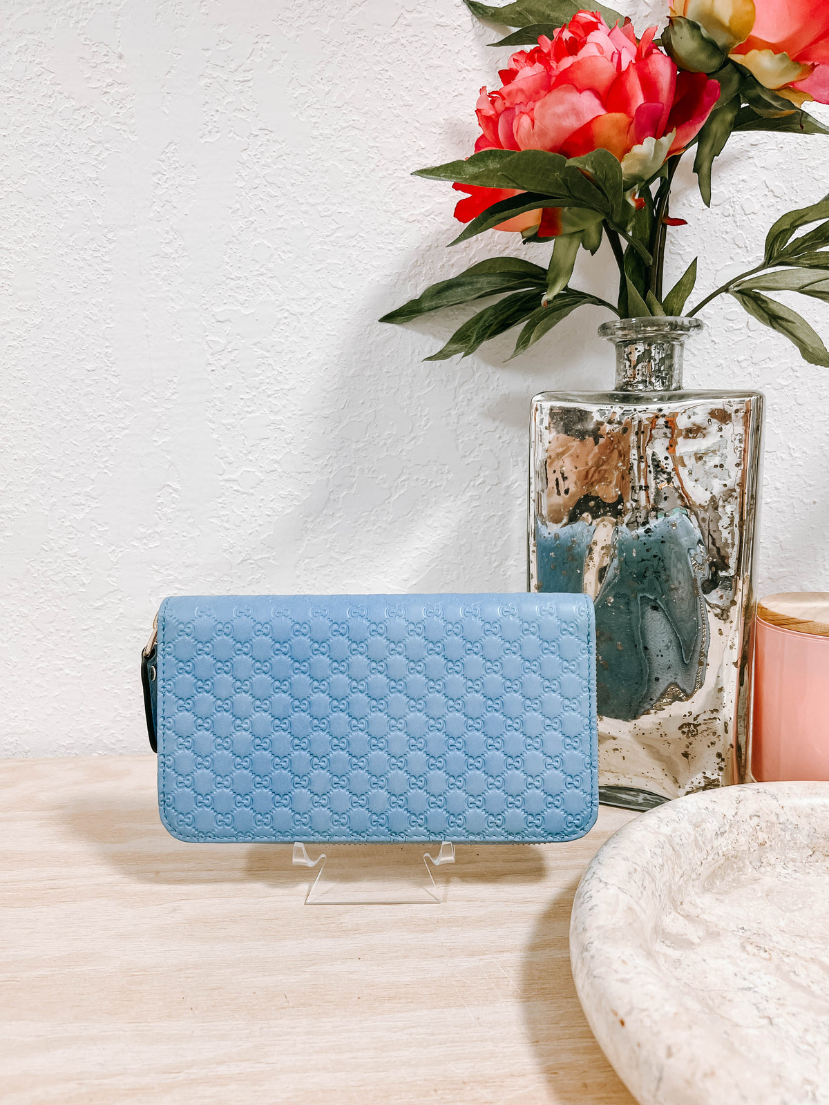 Pre-Owned Gucci Guccissima Zippy Wallet *Final Sale*
