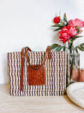 Pre-Owned Loewe Square Anagram Basket Tote Bag *Final Sale*