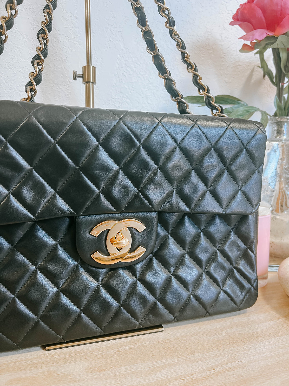 Chanel Maxi XL Classic Lambskin Single Flap