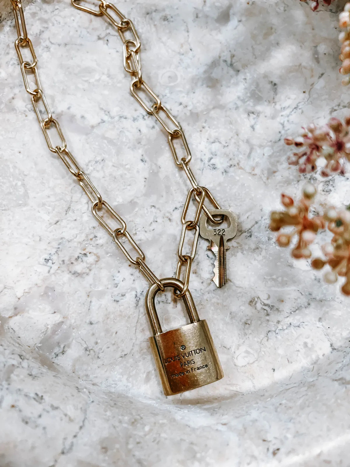 Upcycled Lock and Key Necklace *Final Sale*